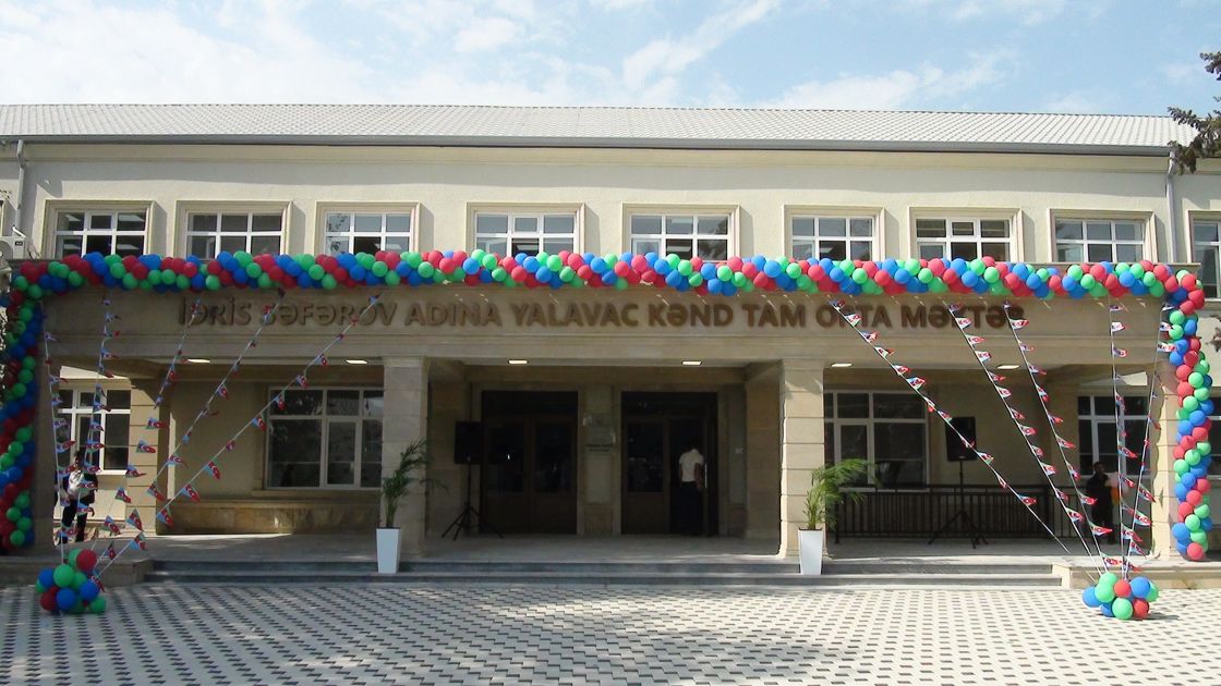 Daha bir kəndin məktəbi əsaslı təmir olunub - FOTOLAR