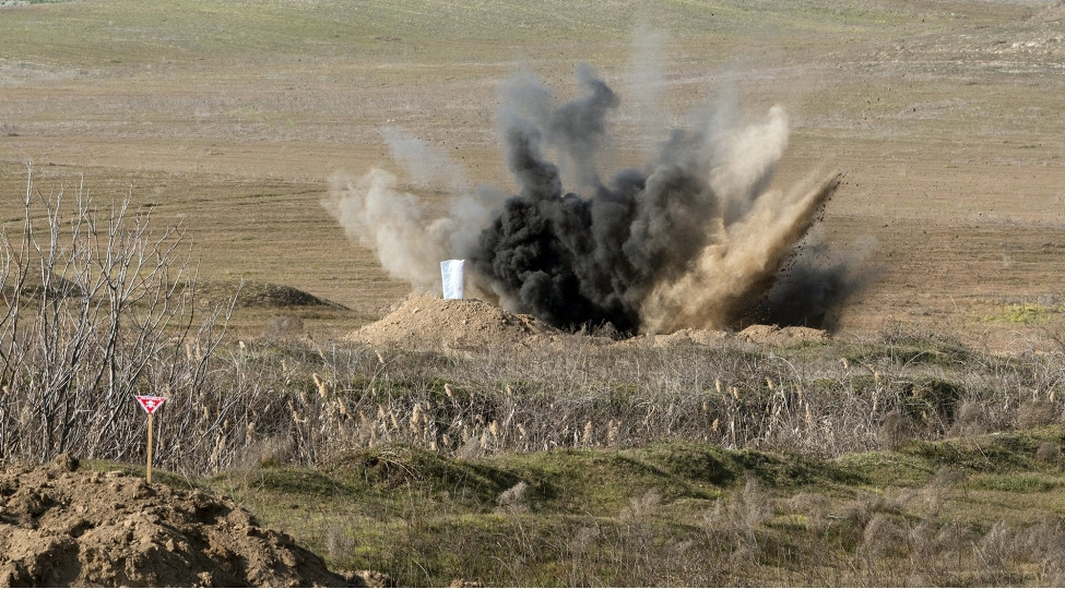 Ağdərədə minaya düşən şəxsin vəziyyəti ağırdır - YENİLƏNİB