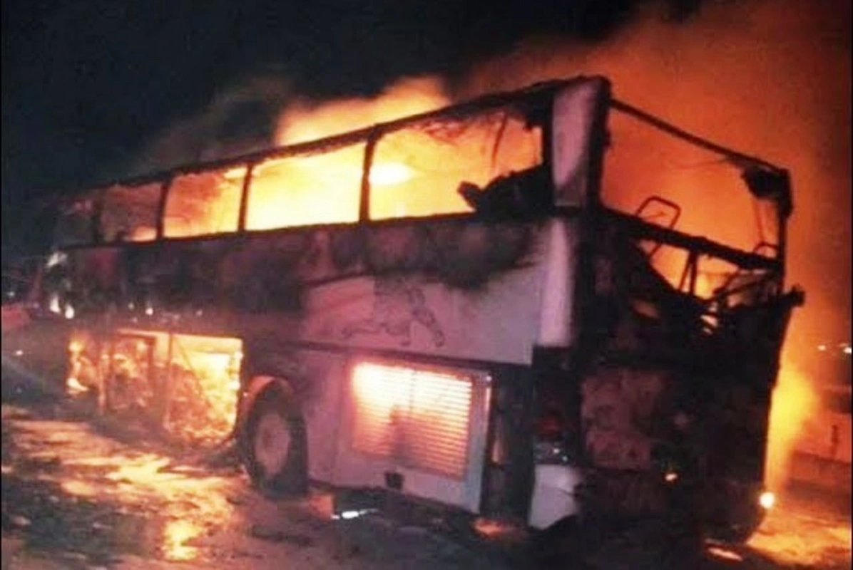 Mədinədə avtobus qəzası 45 zəvvarın ölümünə səbəb olub