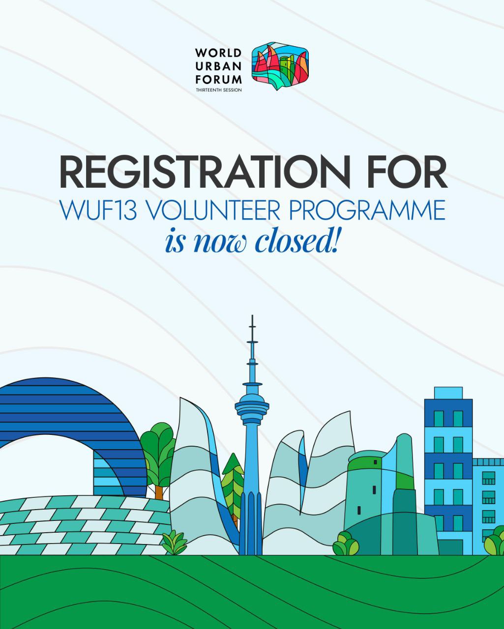 WUF13 Könüllülük Proqramına qeydiyyat bağlanıb