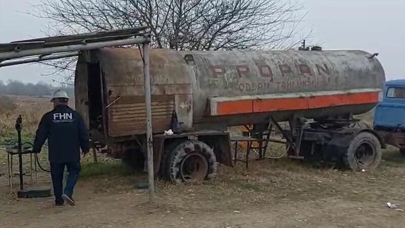 Qazaxda maye qazdoldurma məntəqəsinin istismarı dayandırılıb