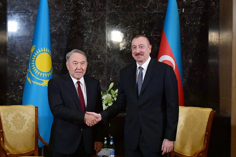 Nursultan Nazarbayev Azərbaycan Prezidentini təbrik edib