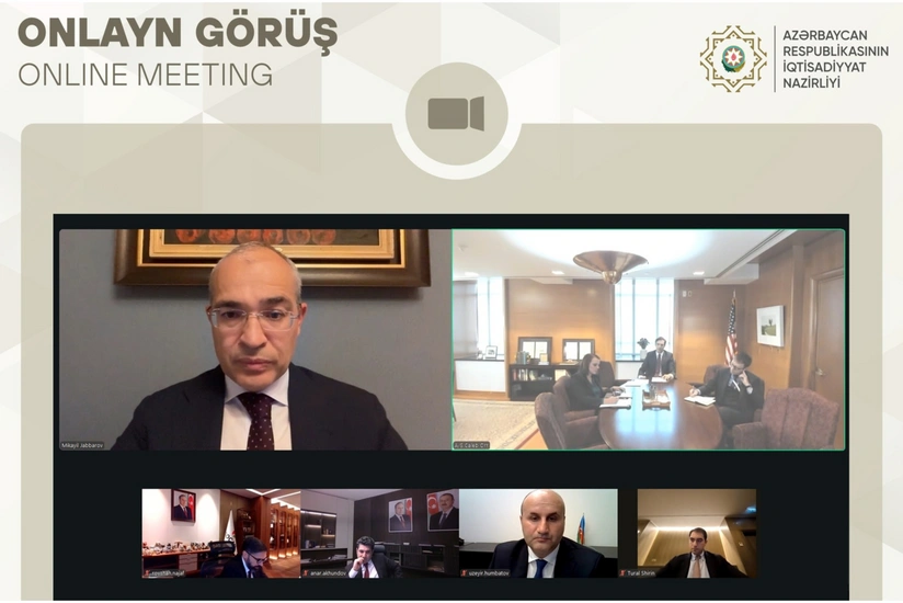Mikayıl Cabbarov ABŞ rəsmisi ilə enerji və biznes əməkdaşlığını müzakirə edib