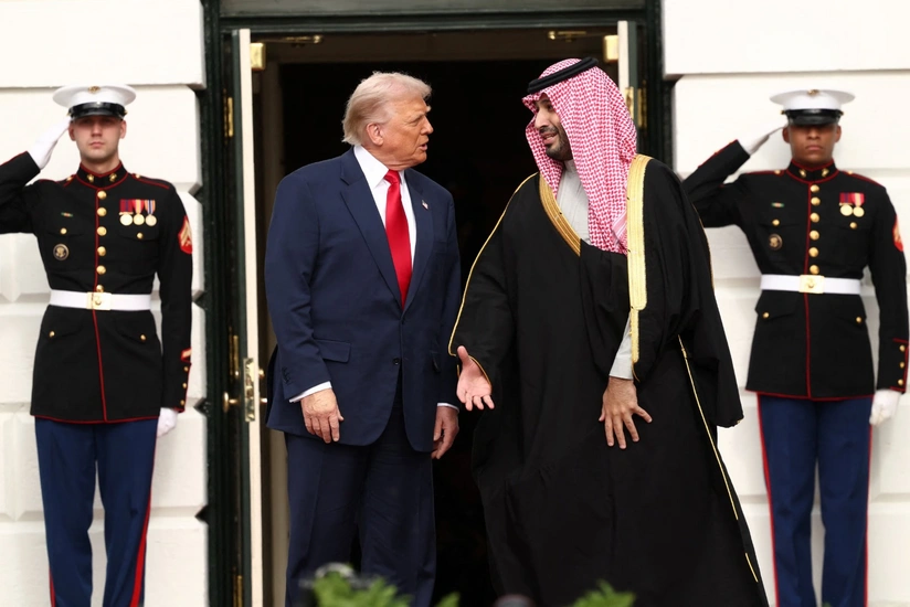 Tramp Ağ Evdə Məhəmməd bin Salmanla görüşüb