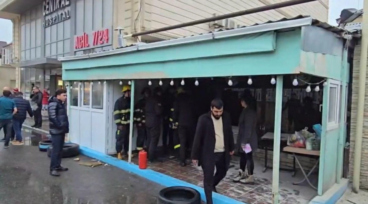 Kafedə partlayış zamanı üç nəfər yaralanıb - YENİLƏNİB