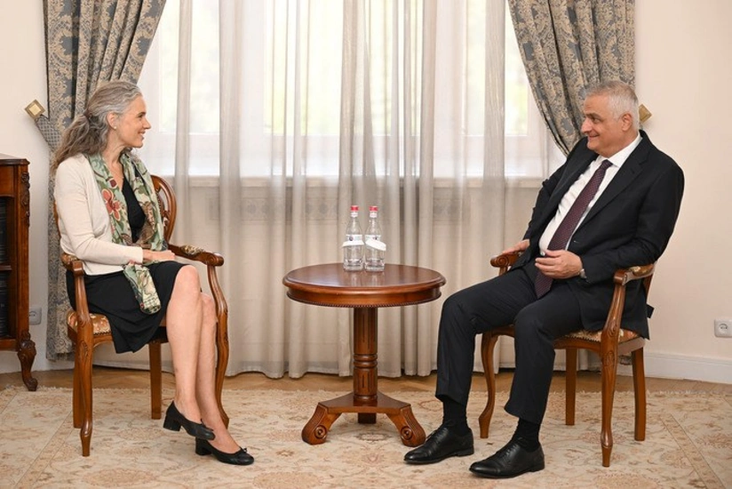 Maqdalena Qrono Ermənistan Baş nazirinin müavini ilə görüşüb