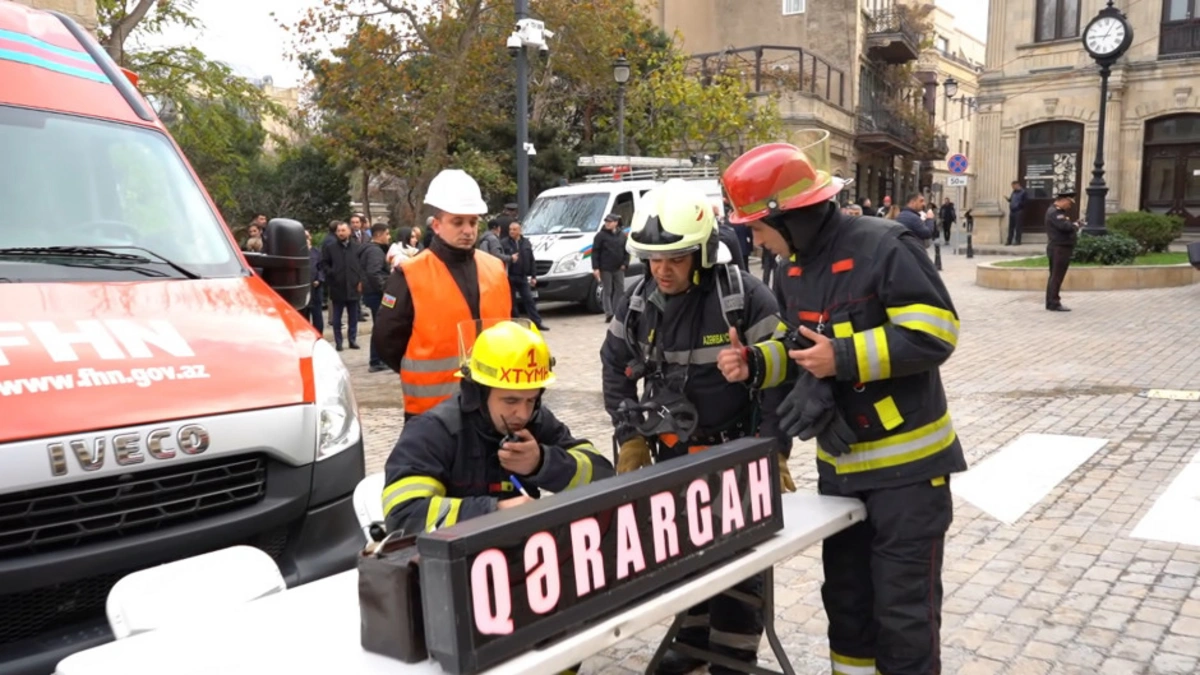 "İçərişəhər" Dövlət Tarix-Memarlıq Qoruğunun ərazisində taktiki-xüsusi təlim keçirilib