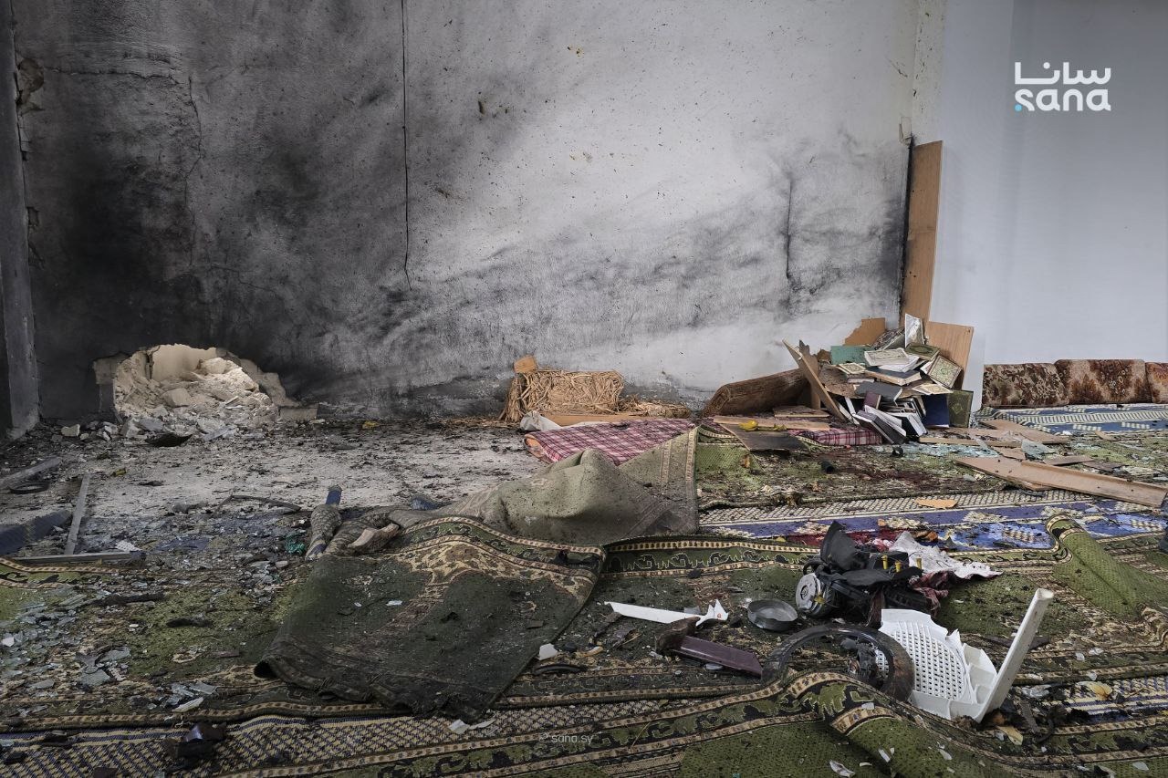 Suriyada məsciddə partlayış baş verib, ölənlər var - FOTO- YENİLƏNİB