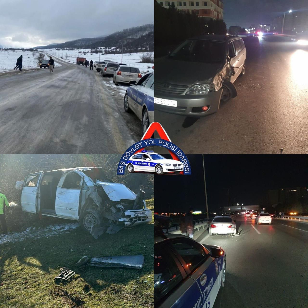 DYP: Bayram günlərində yol qəzalarında 6 nəfər həlak olub