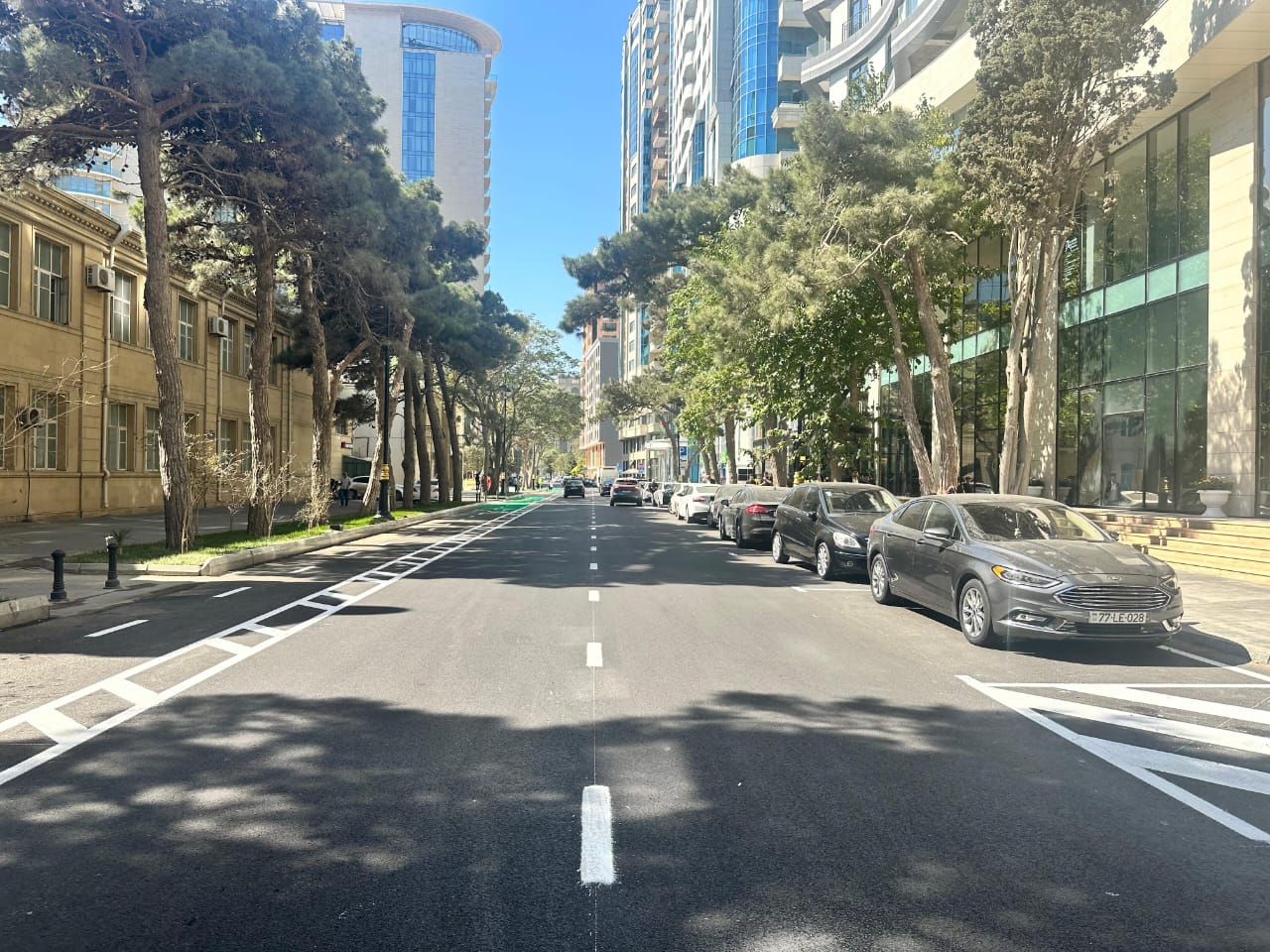 Bakıda yeni yol nişanları quraşdırılıb? - FOTO