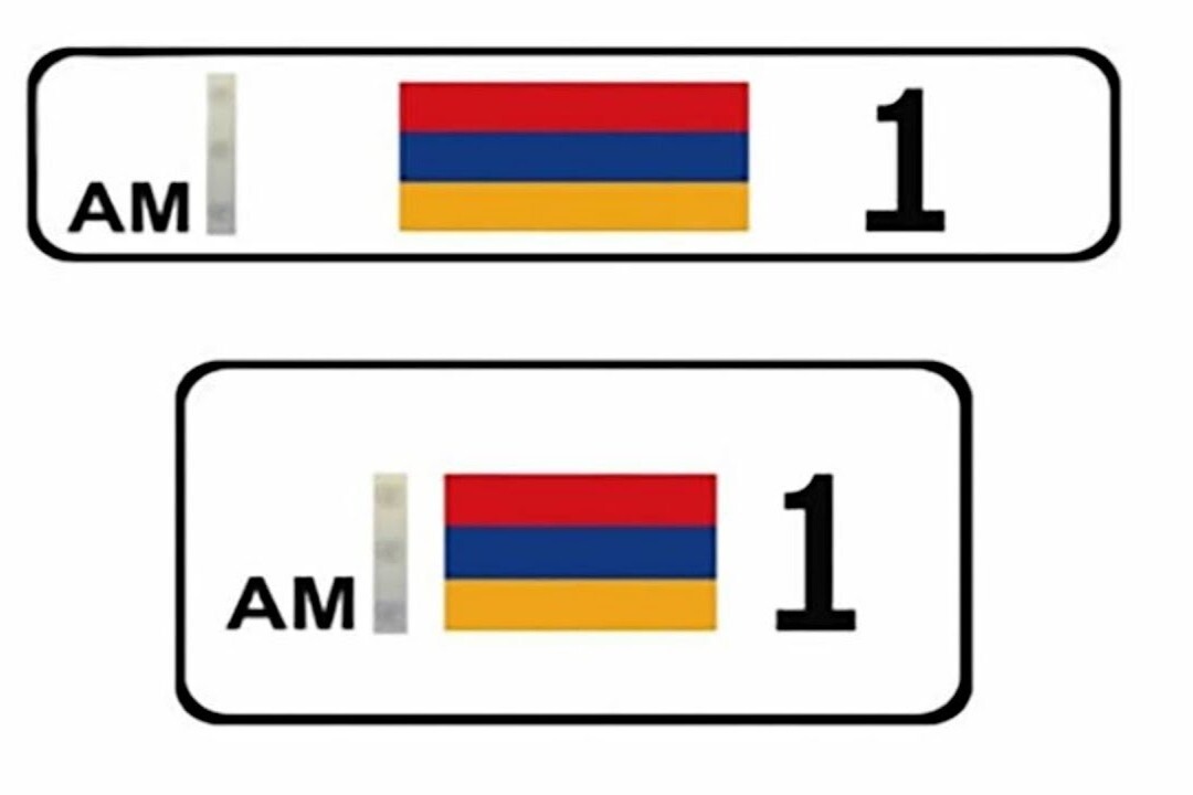 Ermənistan Baş nazirinin avtomobilinin nömrə nişanı dəyişdiriləcək