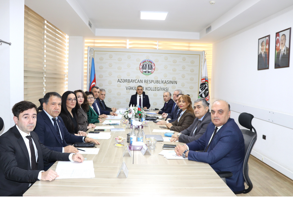 Vəkillər Kollegiyası Rəyasət Heyətinin növbəti iclası keçirilib