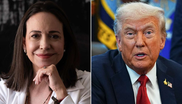 Tramp Ağ Evdə Venesuela müxalifət lideri ilə görüşüb