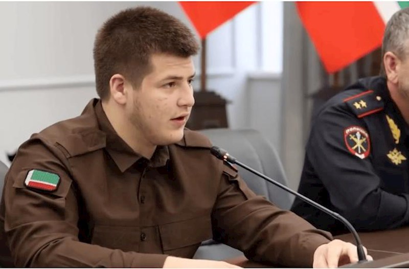 Ramazan Kadırovun oğlu medalla təltif edilib