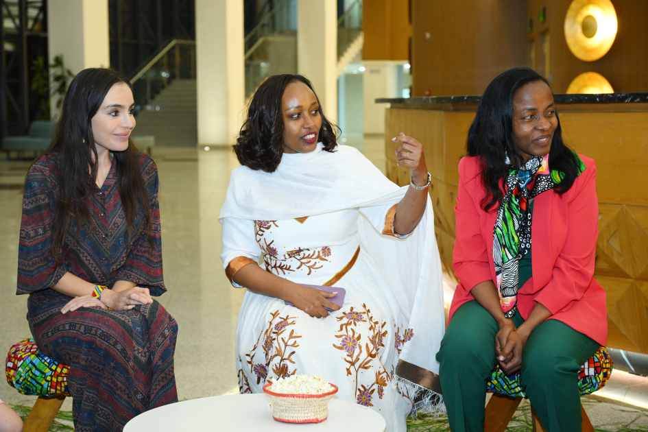 Leyla Əliyeva Əddis-Əbəbədə Adva Zəfər Muzey Kompleksində olub