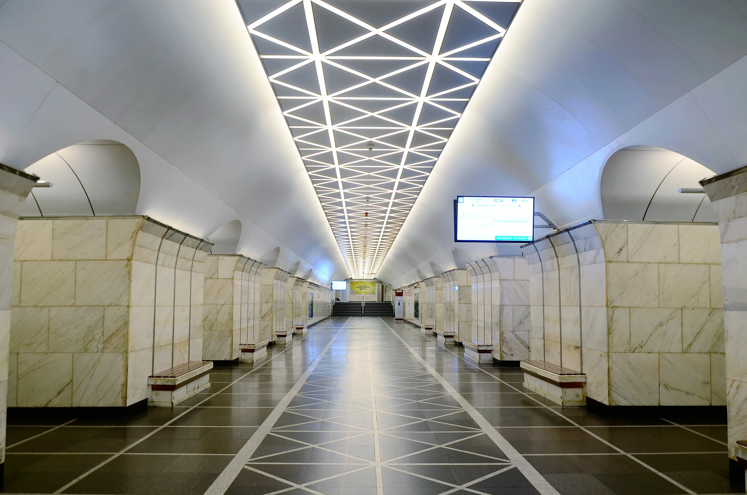 Metronun “28 May”-“Cəfər Cabbarlı” stansiyaları arasında əlavə piyada tunelinin inşasına başlanılıb