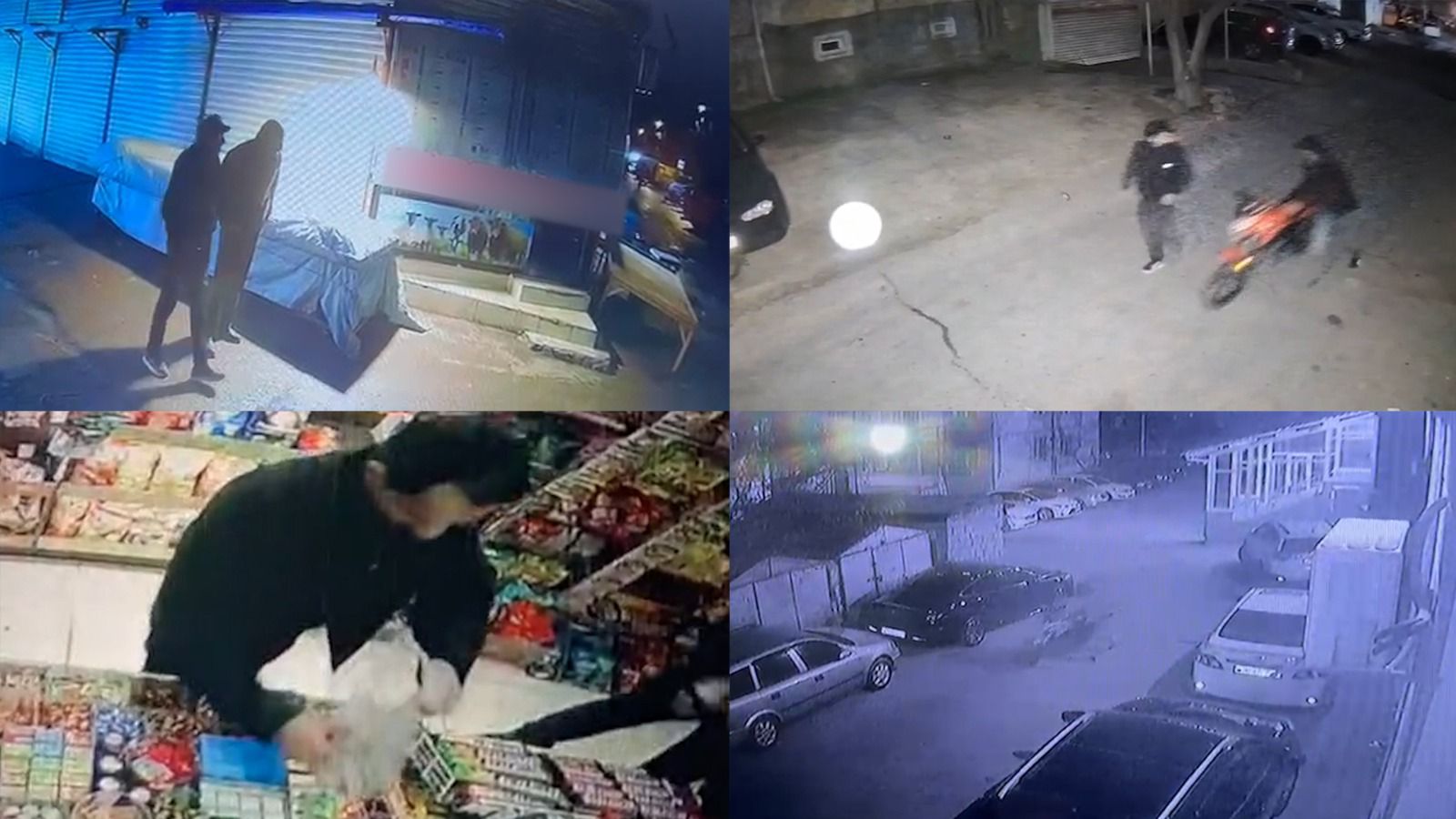 Nizami rayonunda quldurluq və oğurluq edən şəxslər saxlanılıblar - VİDEO