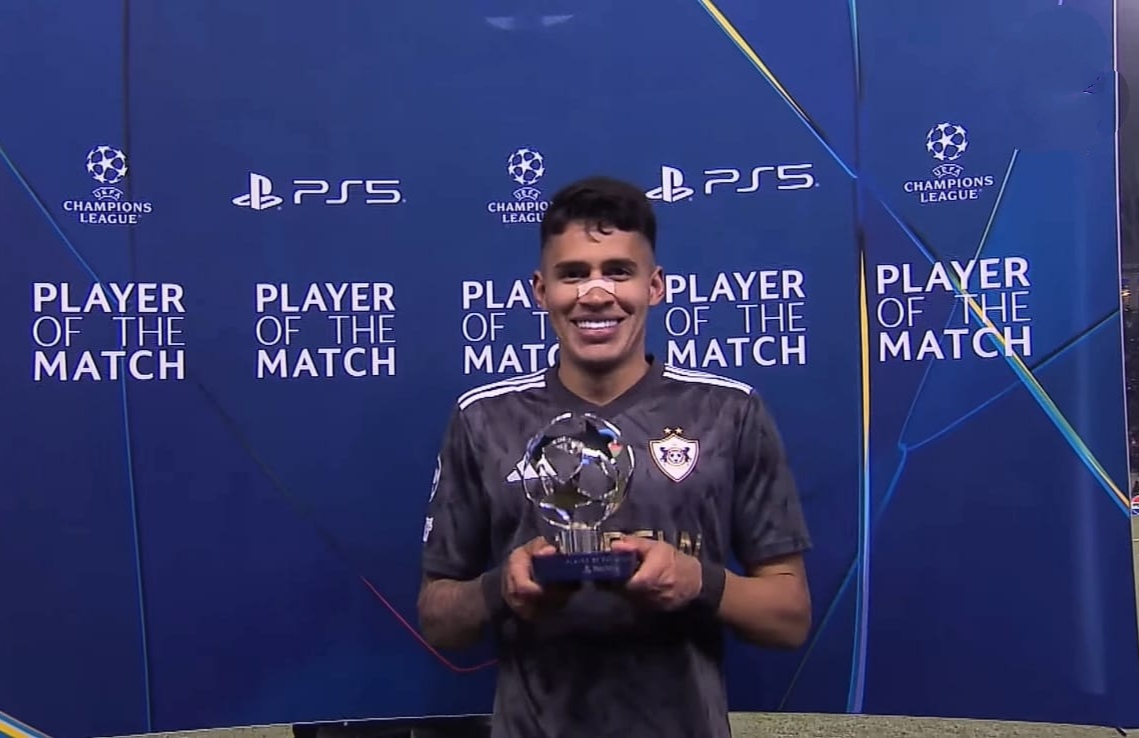 "Qarabağ"ın hücumçusu matçın ən yaxşısı seçildi 