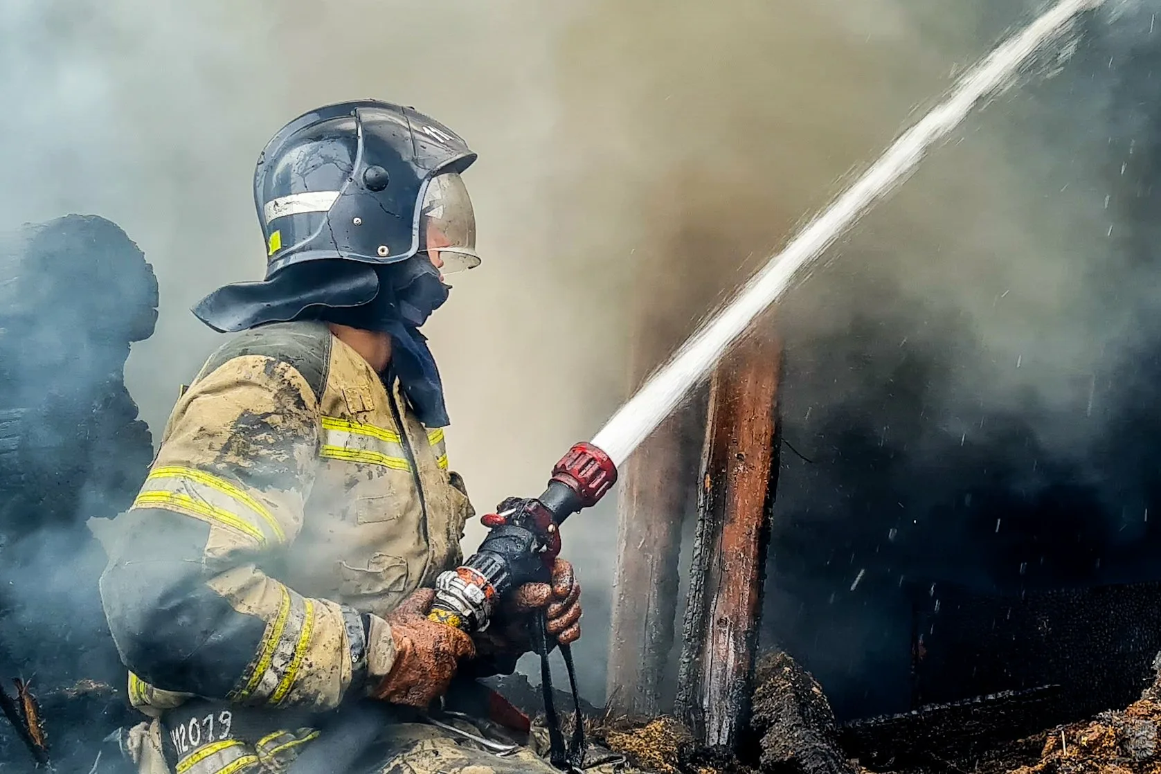 “Qobu Park” yaşayış kompleksində yanğın baş verib
