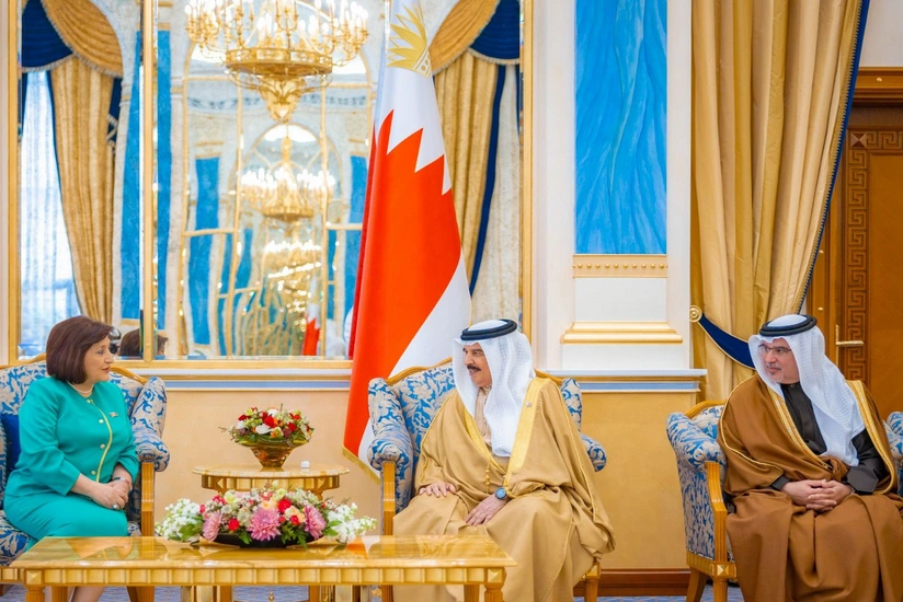 Sahibə Qafarova Bəhreyn kralı ilə görüşüb