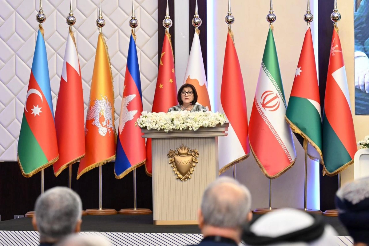 Sahibə Qafarova Asiya Parlament Assambleyasının 16-cı plenar sessiyasında çıxış edib