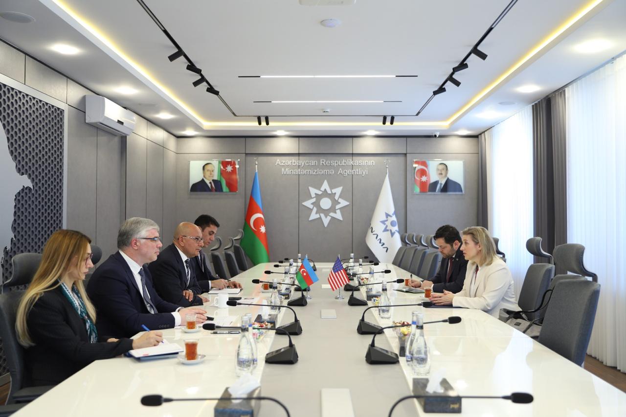 Azərbaycan və ABŞ minatəmizləmə sahəsinə əməkdaşlığı müzakirə edib