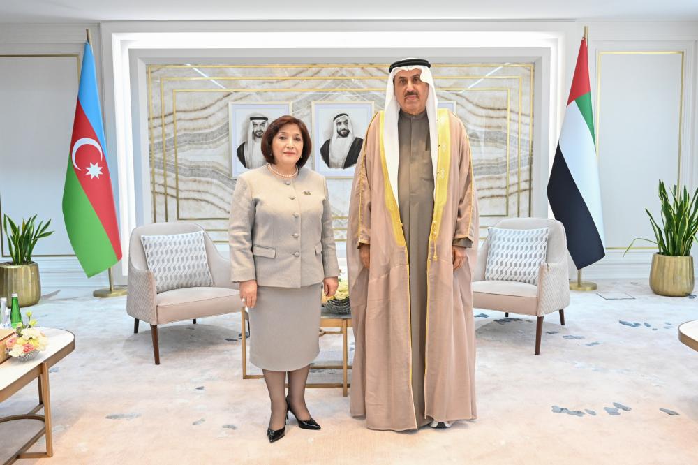 Milli Məclisin sədri BƏƏ Federal Milli Şurasının sədri ilə görüşüb