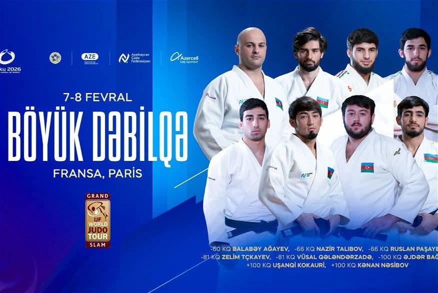 Azərbaycan Böyük Dəbilqə turnirində 8 cüdoçu ilə təmsil olunacaq 