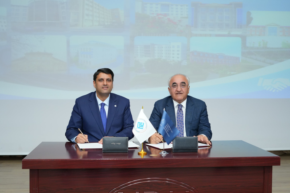 NDU ilə ADİU arasında əməkdaşlıq memorandumu imzalanıb