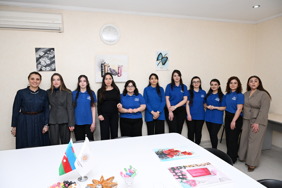 Leyla Əliyeva və Alena Əliyeva Gəncə Autizm Mərkəzi ilə tanış olublar