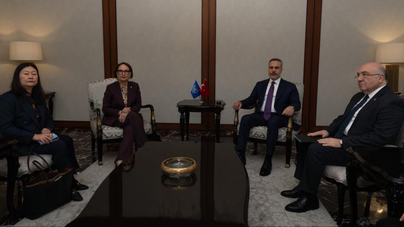 Hakan Fidan BMT-nin Ticarət və İnkişaf üzrə Konfransının baş katibini qəbul edib