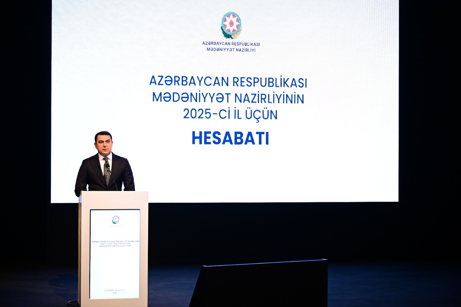 Mədəniyyət Nazirliyinin 2025-ci ildəki fəaliyyətinə dair genişləndirilmiş kollegiya iclası keçirilir