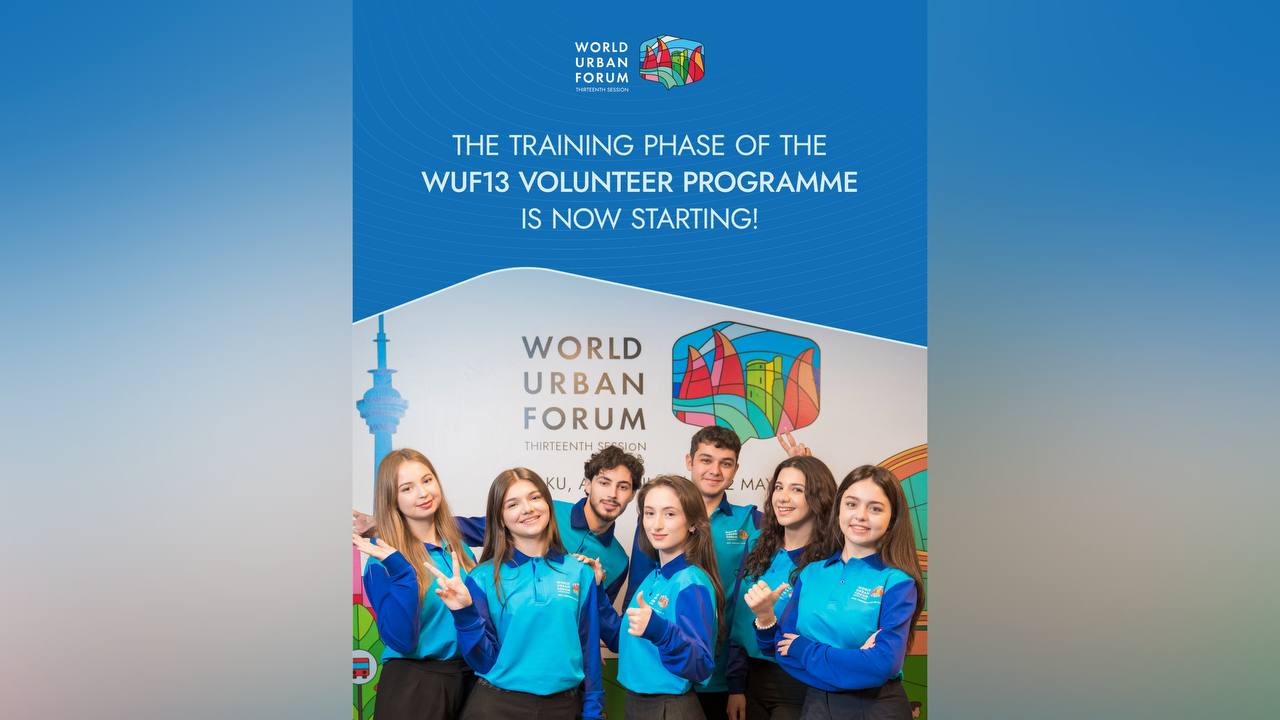 WUF13 Könüllülük Proqramında müsahibəni uğurla keçənlər üçün ümumi təlimlər keçiriləcək