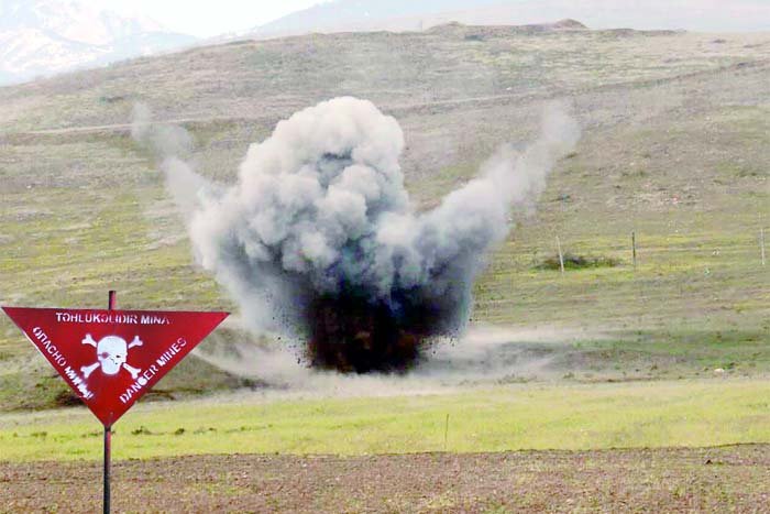 Ötən həftə nə qədər ərazi minalardn təmizlənib?