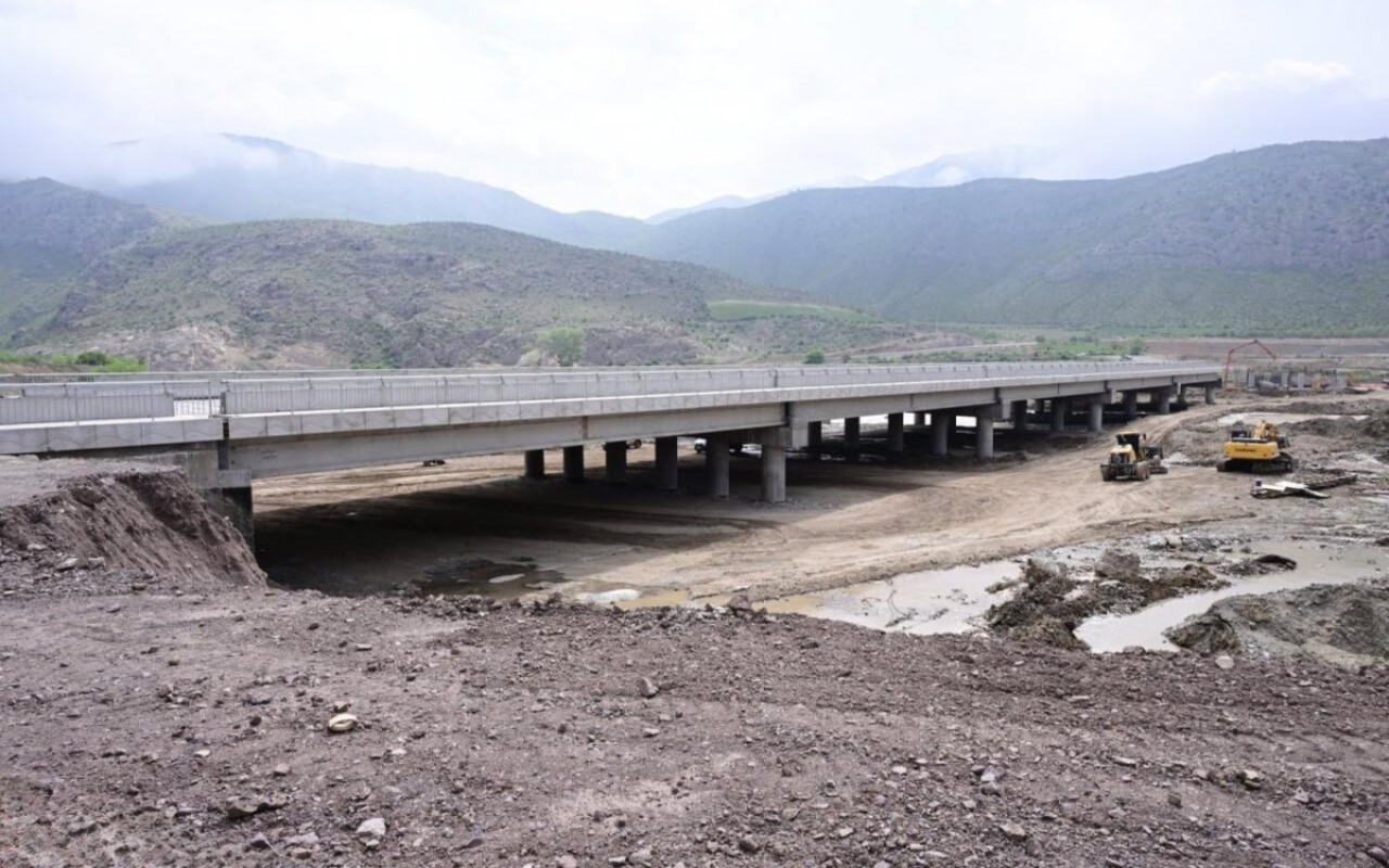 Ağbənd-Kəlalə avtomobil körpüsünün tikintisi başa çatıb