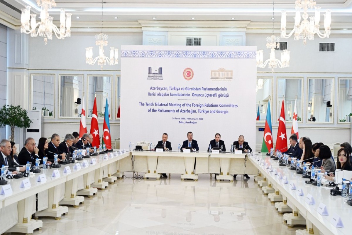Azərbaycan, Türkiyə və Gürcüstan parlamentlərinin onuncu üçtərəfli iclası keçirilib