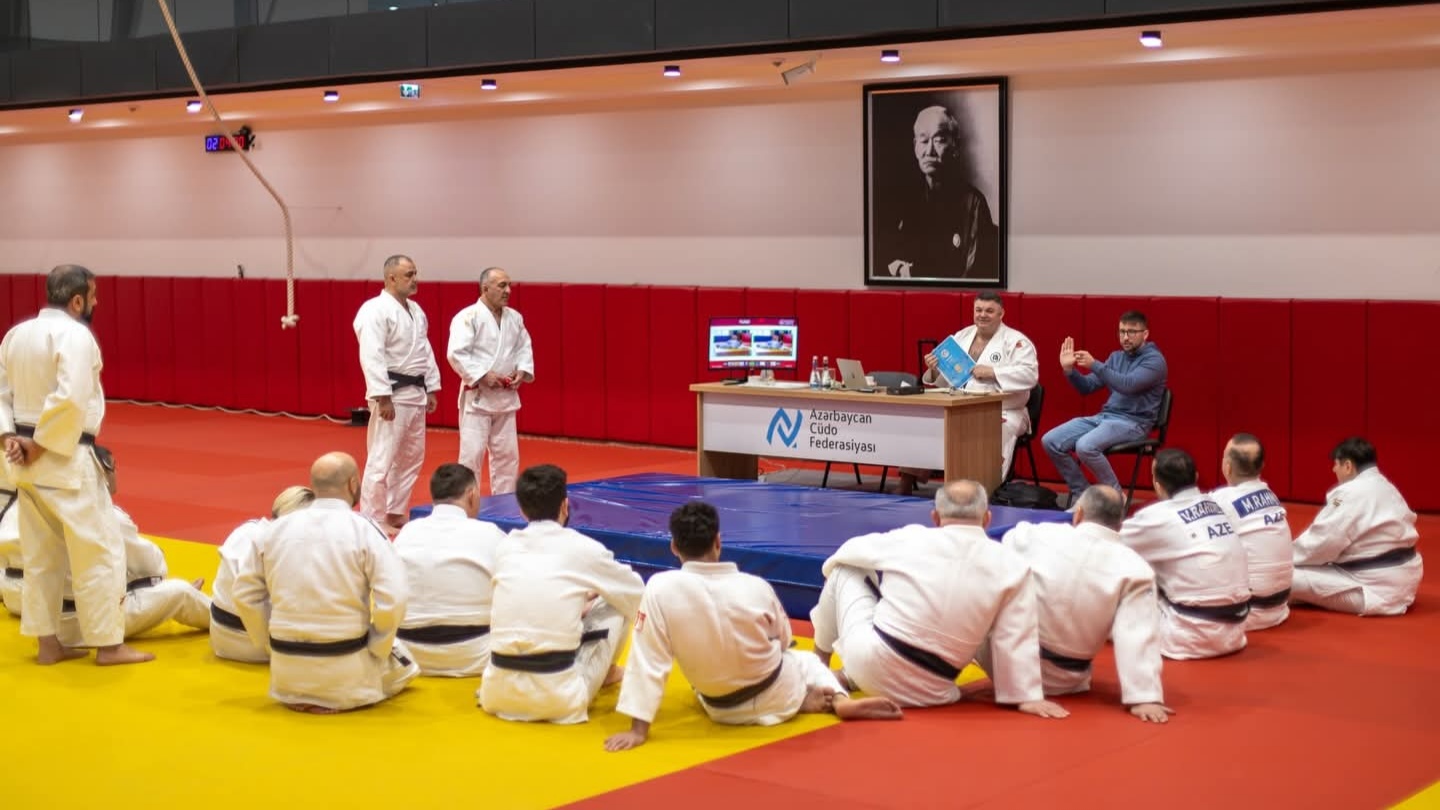 Beynəlxalq Cüdo Federasiyası Akademiyasının idman direktoru Bakıda hakimlər üçün seminar keçib