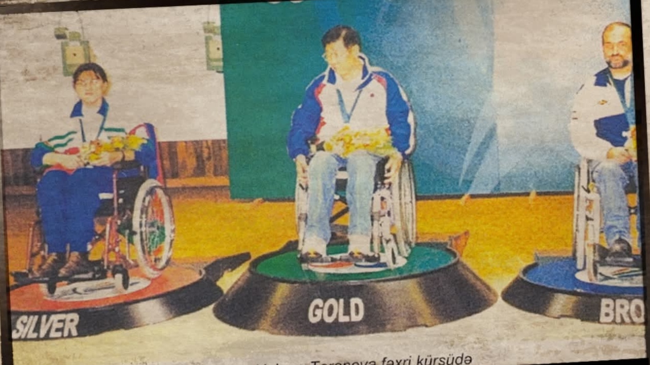 Azərbaycanın ilk paralimpiya medalçısı - Yelena Taranova