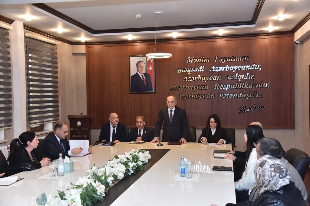 Nəsimi rayonunda Xocalı faciəsinin ildönümü ilə bağlı sakinlərlə görüş keçirilib