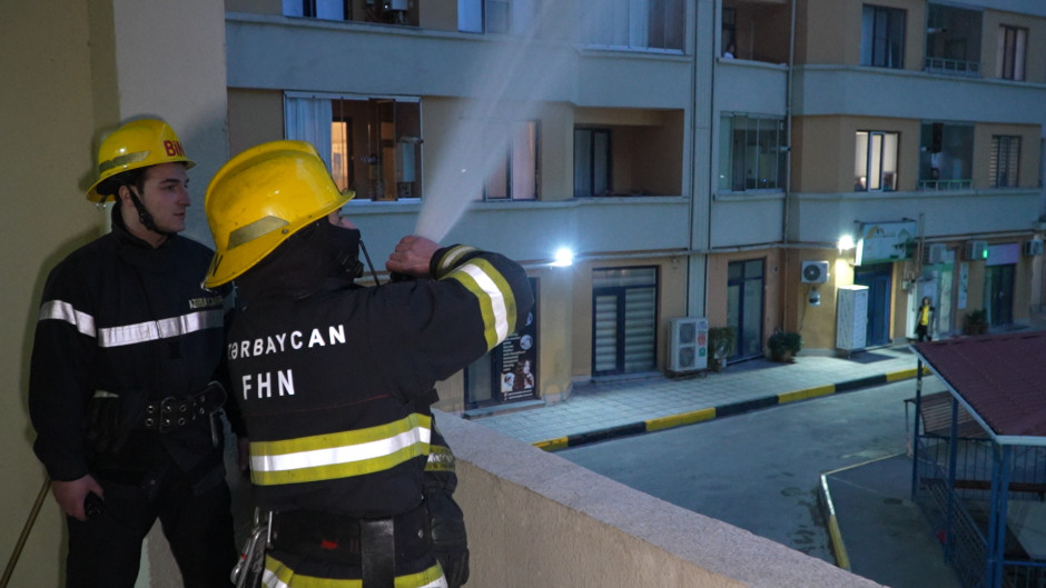 FHN növbəti şərti yanğın təlimi keçirib