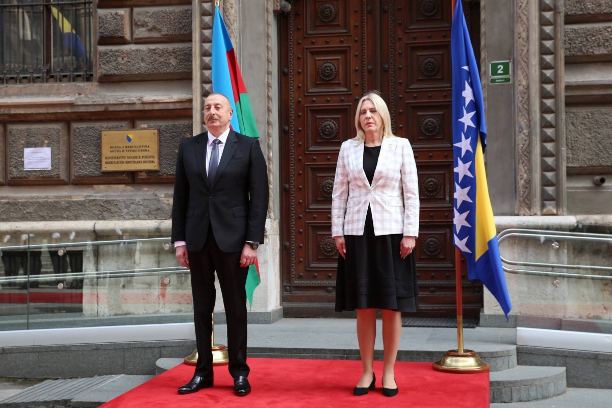 Bosniya və Herseqovinanın Rəyasət Heyətinin Sədri Jelka Tsviyanoviç İlham Əliyevə məktub ünvanlayıb