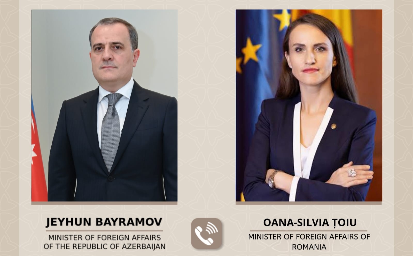 Ceyhun Bayramov rumıniyalı həmkarı ilə regional təhlükəsizlik və enerji əməkdaşlığını müzakirə ediblər