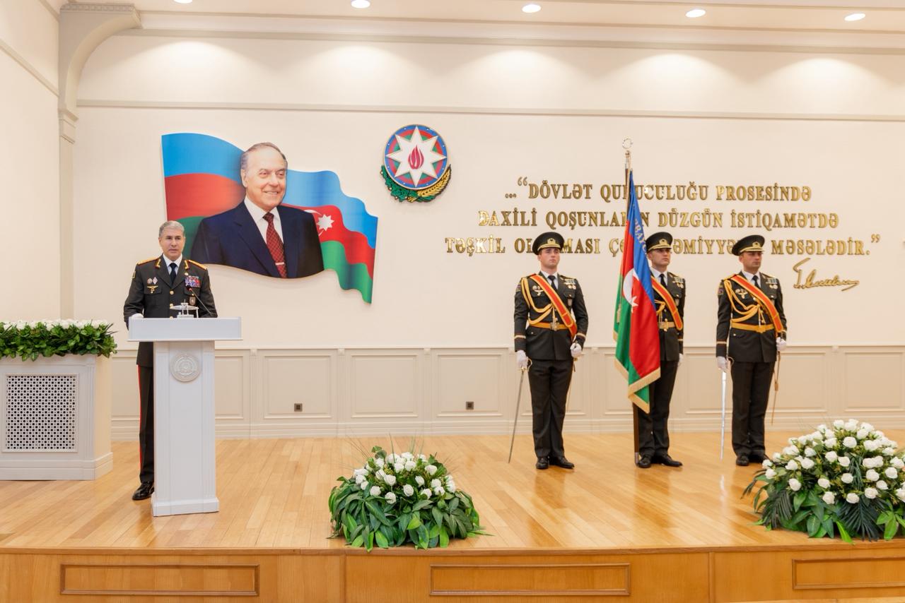 Daxili Qoşunların yaranmasının 34-cü ildönümü ilə bağlı tədbir keçirilib