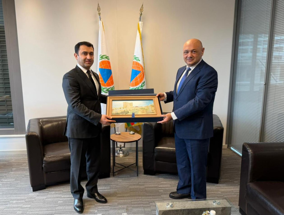 FHN-in nümayəndə heyəti Beynəlxalq Mülki Müdafiə Təşkilatının baş katibi ilə görüşüb