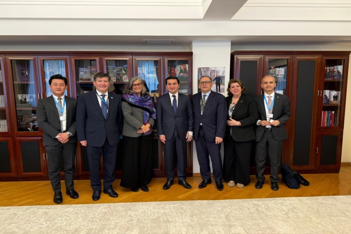 Anaklaudia Rossbax Hikmət Hacıyevlə WUF13-ə hazırlığı müzakirə edib