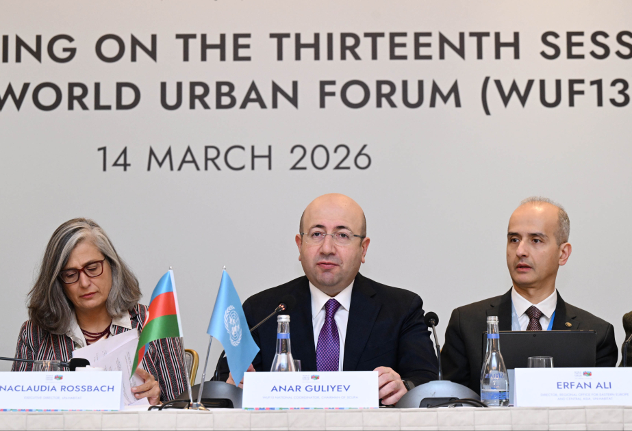 Anar Quliyev: WUF13-ün Bakıda keçirilməsi şəhərin qədim məskunlaşma və urban inkişaf ənənələri ilə həmahəngdir