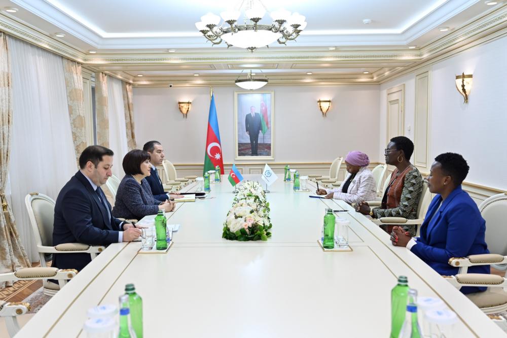 Sahibə Qafarova Parlamentlərarası İttifaqın prezidenti Tulia Akson ilə görüşüb