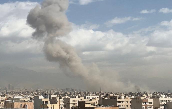 Əl-Hədəs: İsfahanda altı güclü partlayış baş verib