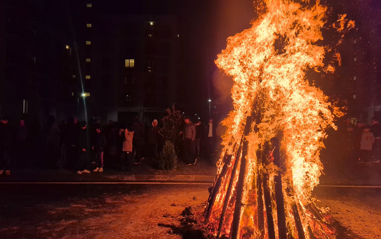 Sumqayıtda tonqal partlayıb, 10 nəfər xəsarət alıb