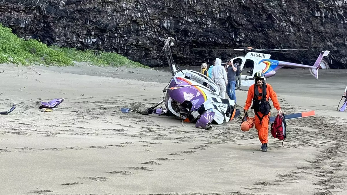 Havayda helikopter qəzası nəticəsində üç nəfər həlak olub